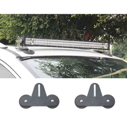 【高總裁LED 】台灣現貨 車頂燈支架 包膠強磁支架 包膠磁鐵 LED長條燈底座 車頂燈固定 磁鐵支架 改裝 強力磁鐵