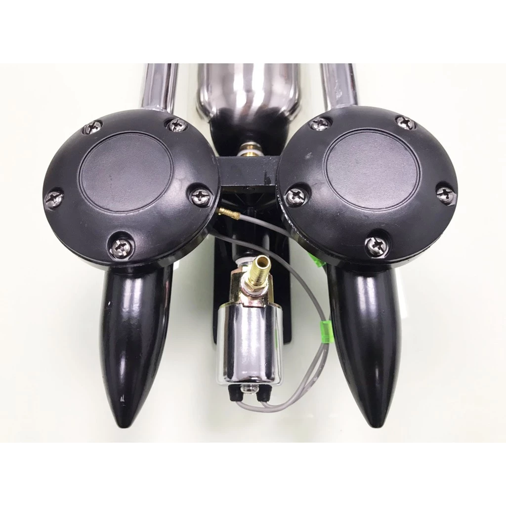 【高總裁LED 】台灣現貨 新幹線AIR空氣喇叭 12~24V 吃風 雙管迴旋長音 火箭炮延音 長管短音 高音 迴音