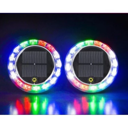 【高總裁LED 】台灣現貨 第三代太陽能觸控爆閃燈 七彩警示燈 LED燈 免接線 強磁吸 防追尾 警示燈 夜間閃光