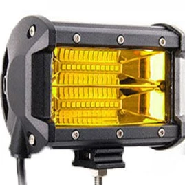 【高總裁LED 】台灣現貨 LED 72W雙排長條燈 防水 照射燈 12V24V 工作燈 車頂燈 爆閃燈 越野車