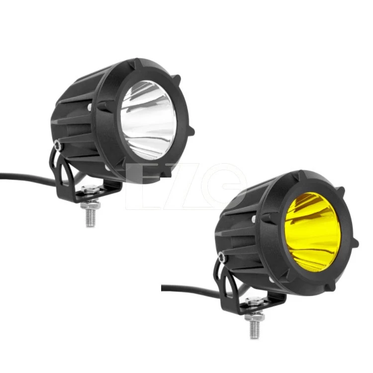 【高總裁LED 】台灣現貨 LED 40W單珠聚光燈 防水 光束霧燈 12~24V A柱射燈 前杠燈 前大燈