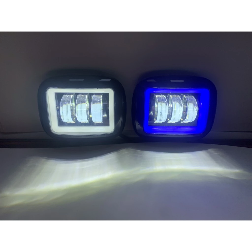 【高總裁LED 】台灣現貨 50W 天使眼投射燈 光圈燈 魚眼 切線 工作燈 霧燈 方形 圓形 照明燈 車頂燈 前杠燈