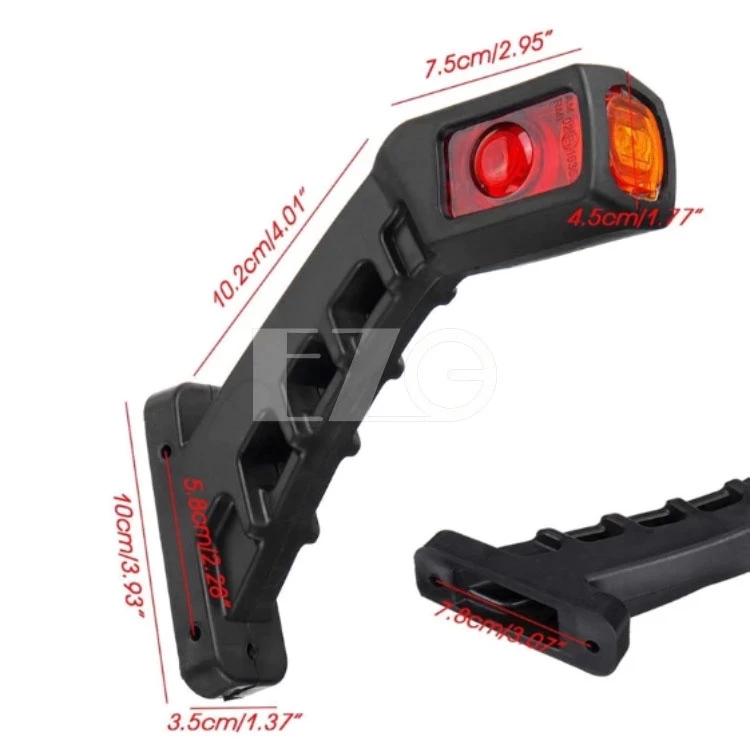 【高總裁LED】台灣現貨 三色邊燈� 12V 24V 定位燈 停止轉向信號燈 腰燈 邊燈 卡車 貨車 高總裁LED