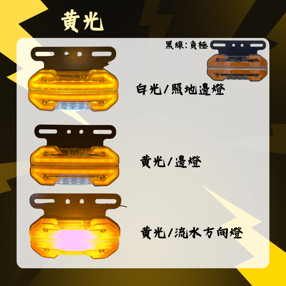 【高總裁LED 】台灣現貨 G系列導光邊燈 白光照地燈 流水方向燈 12V-24V