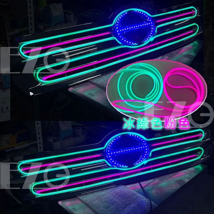 【高總裁LED 】台灣現貨 LED 冷光條 客製化 12~24V 軟燈條 防水 單色 氣氛燈 燈眉 冷光