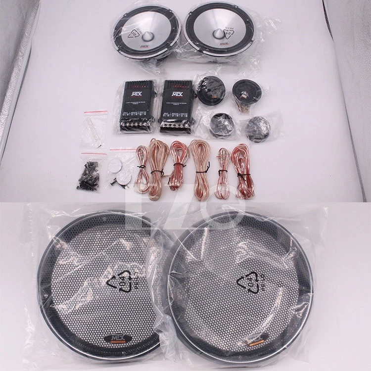 【高總裁LED 】台灣現貨 音箱分離式喇叭 MTX 6.5吋 分音喇叭 子彈頭 高音 低音 重低音喇叭 揚聲器