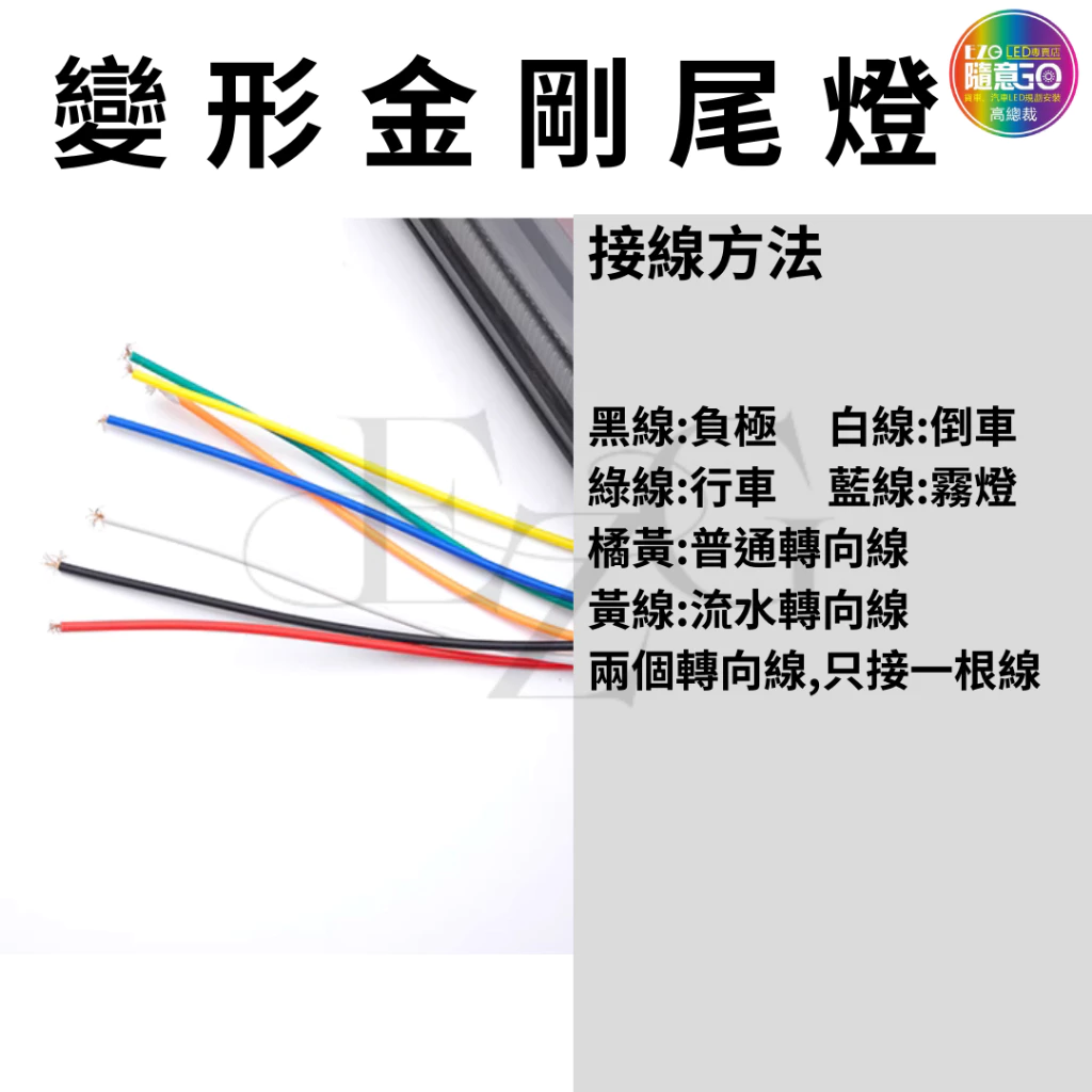 【高總裁LED】台灣現貨 變形金剛尾燈 24V 流水方向燈 倒車燈 煞車燈 尾燈 警示燈 卡車 高總裁LED