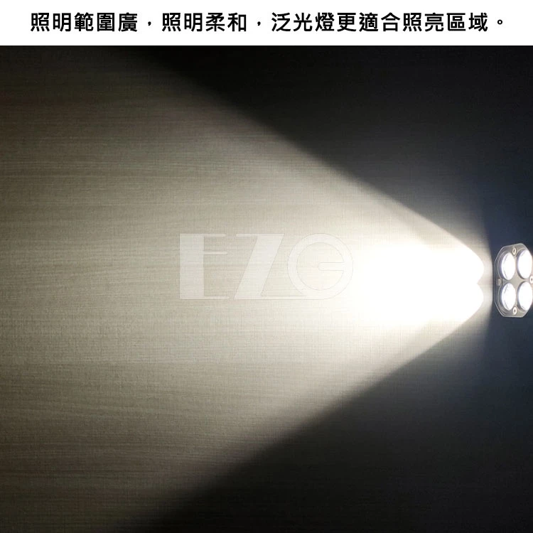 【高總裁LED 】台灣現貨 新款40W四眼散光燈 霧燈 工作燈 探照燈 車頂燈 越野燈 防水 LED車燈 汽車 貨車