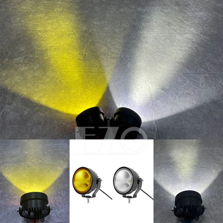 【高總裁LED 】台灣現貨 30w單珠散光燈 泛光4吋 led霧燈 大範圍 防水 12~24V 探照燈 車頂燈 越野燈