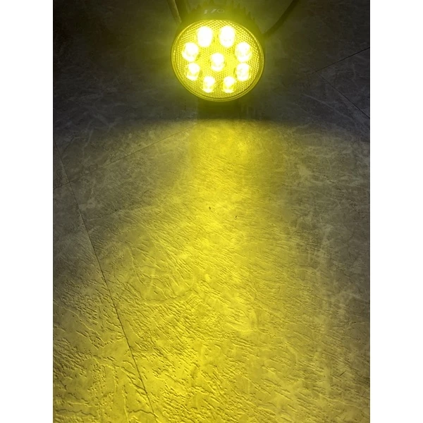 【高總裁LED 】台灣現貨 LED 27W 工作燈 白光 黃光 防水 高亮 超廣角 超聚光 中厚款 12~24V 照明