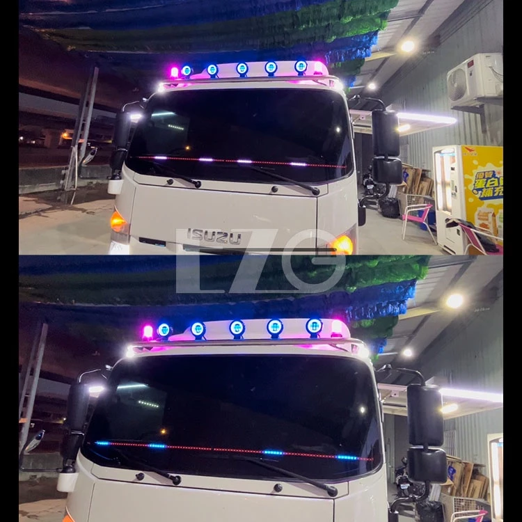 【高總裁LED 】台灣現貨 50W 天使眼投射燈 光圈燈 魚眼 切線 工作燈 霧燈 方形 圓形 照明燈 車頂燈 前杠燈