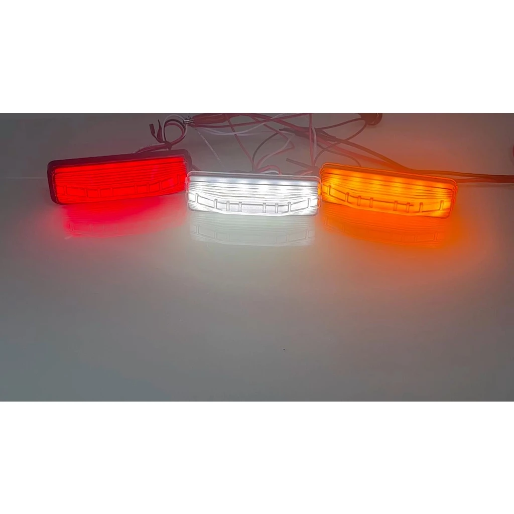 【高總裁LED 】台灣現貨 18LED導光邊燈 (一組2顆燈) 12~24V 小燈 輔助燈 煞車燈 方向燈 照輪燈