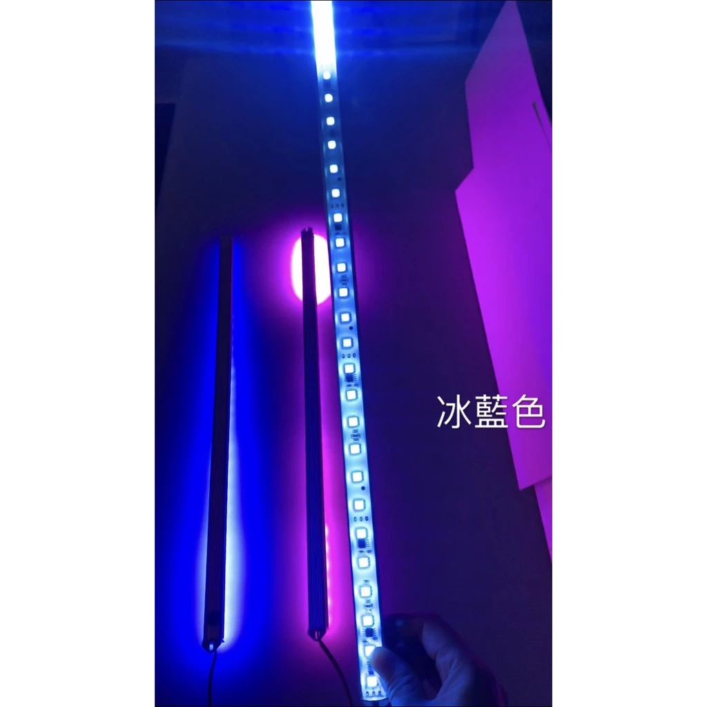 【高總裁LED 】台灣現貨 LED單色跑馬燈 50 60公分 硬燈條 鋁條燈 12v 24v 防水 耐用 爆亮 改裝用