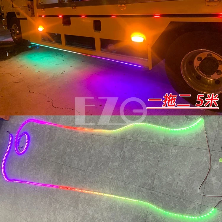 【高總裁LED 】台灣現貨 LED燈條客製化 12~24V 軟燈條 防水 無線遙控變色 單色 跑馬 幻彩 燈