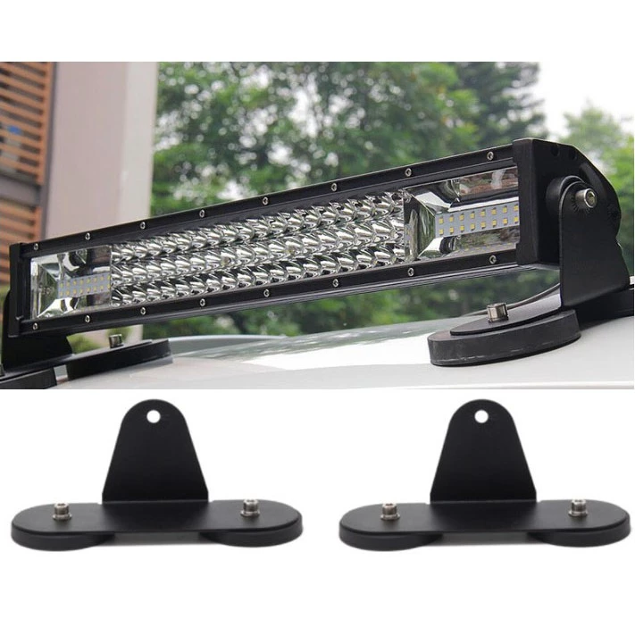 【高總裁LED 】台灣現貨 車頂燈支架 L款 包膠強磁支架 LED長條燈底座 車頂燈固定 磁鐵支架 改裝越野車