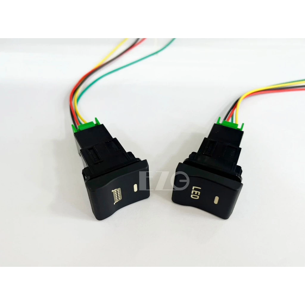 【高總裁LED 】台灣現貨 HINO 日野 新六期 500 700 24V LED 燈按鍵開關 儀表板 盲孔開關