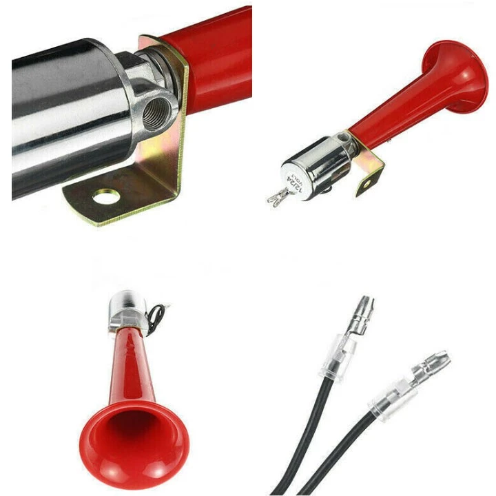 台灣現貨 鳥聲喇叭 氣喇叭 12V 24V 喇叭改裝 汽車 單管氣笛喇叭 鳥叫氣喇叭【高總裁LED 】 貨車 卡車