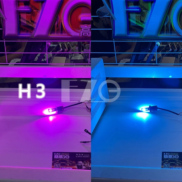 【高總裁LED 】台灣現貨 LED 爆閃霧燈 H3 H7 H11 單色 雙色 12V 24V 2顆出貨 汽車