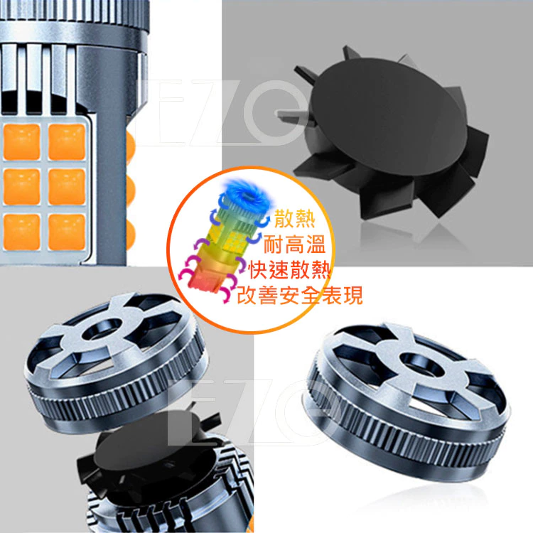 【高總裁LED 】台灣現貨 36LED 帶風扇 12~24V 照明燈 散熱好 解碼 高亮 1156 1157 T20