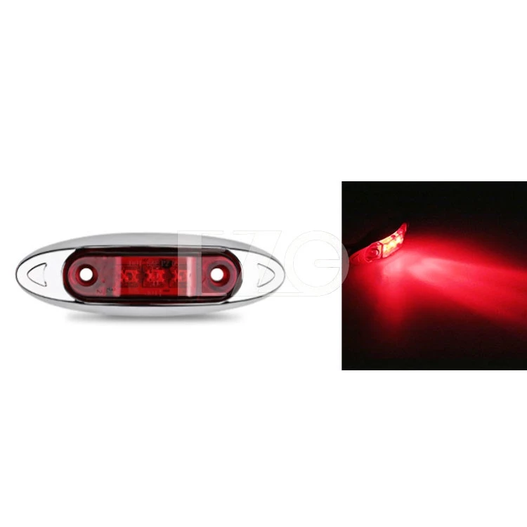 【高總裁LED 】台灣現貨 3LED 側標誌燈 12 24V 防水 信號燈 小燈 輔助燈 側燈 警示燈 邊燈