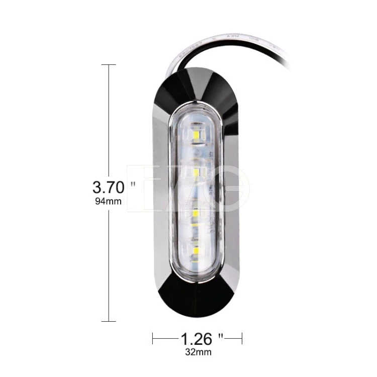 【高總裁LED 】台灣現貨 4LED 側邊燈�12V 24V �防水邊燈 側標誌燈 信號燈 輔助燈 警示燈 邊燈