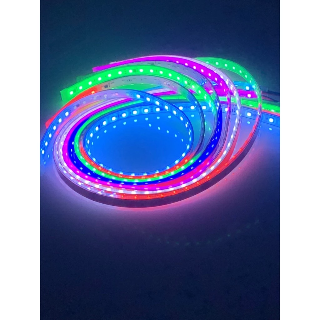 【高總裁LED 】台灣現貨 LED 七色幻彩跑馬燈條 24V 100公分 軟燈條 硬燈條 防水 彩色燈 改裝 爆亮