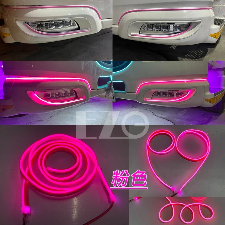 【高總裁LED 】台灣現貨 LED 冷光條 客製化 12~24V 軟燈條 防水 單色 氣氛燈 燈眉 冷光