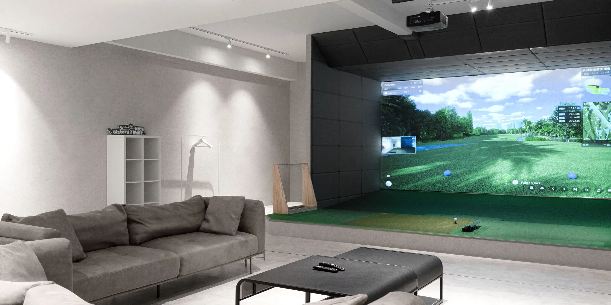 Falgon Golf室內高爾夫-室內高爾夫練習場,室內高爾夫練習器,台北室內高爾夫練習場,中山區室內高爾夫練習場