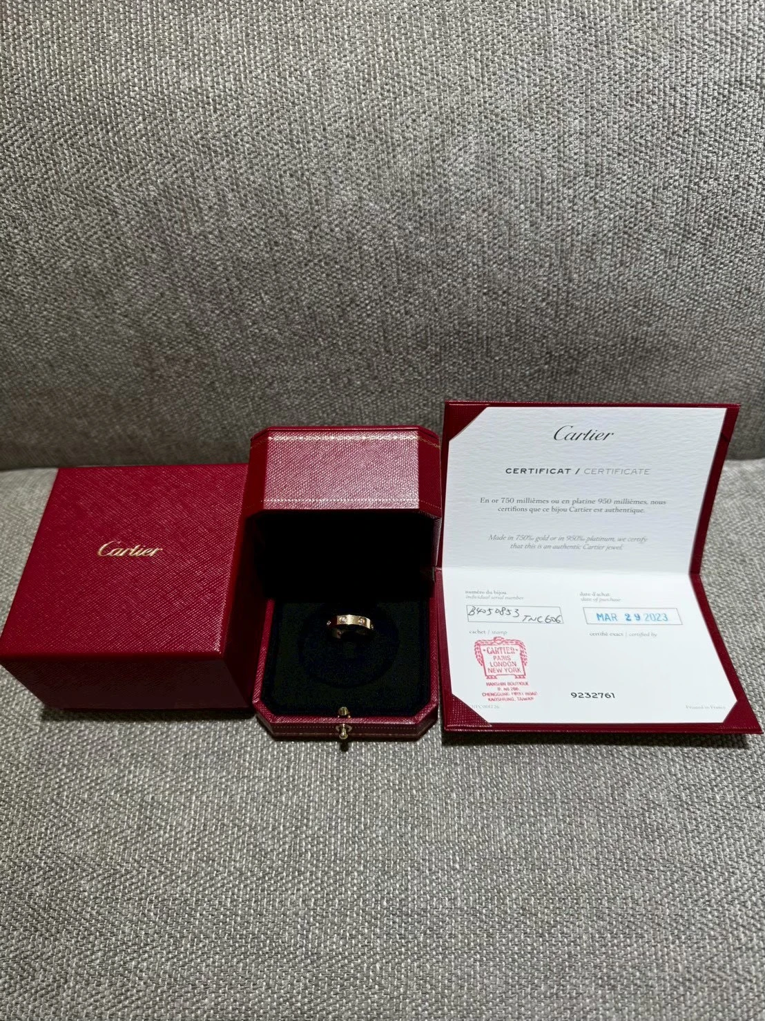 Cartier 經典LOVE RING系列