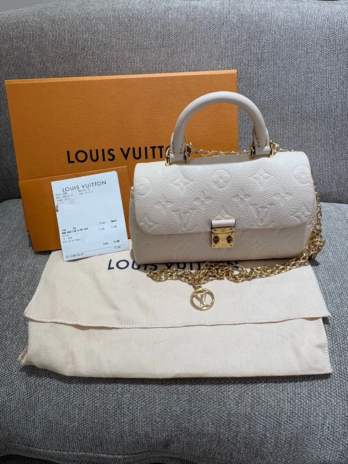 Louis Vuitton Nano Madeleine 迷你手提斜背包