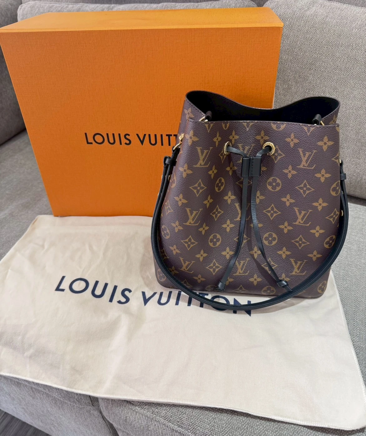 Louis Vuitton MM NeoNoe水桶包 晶片款