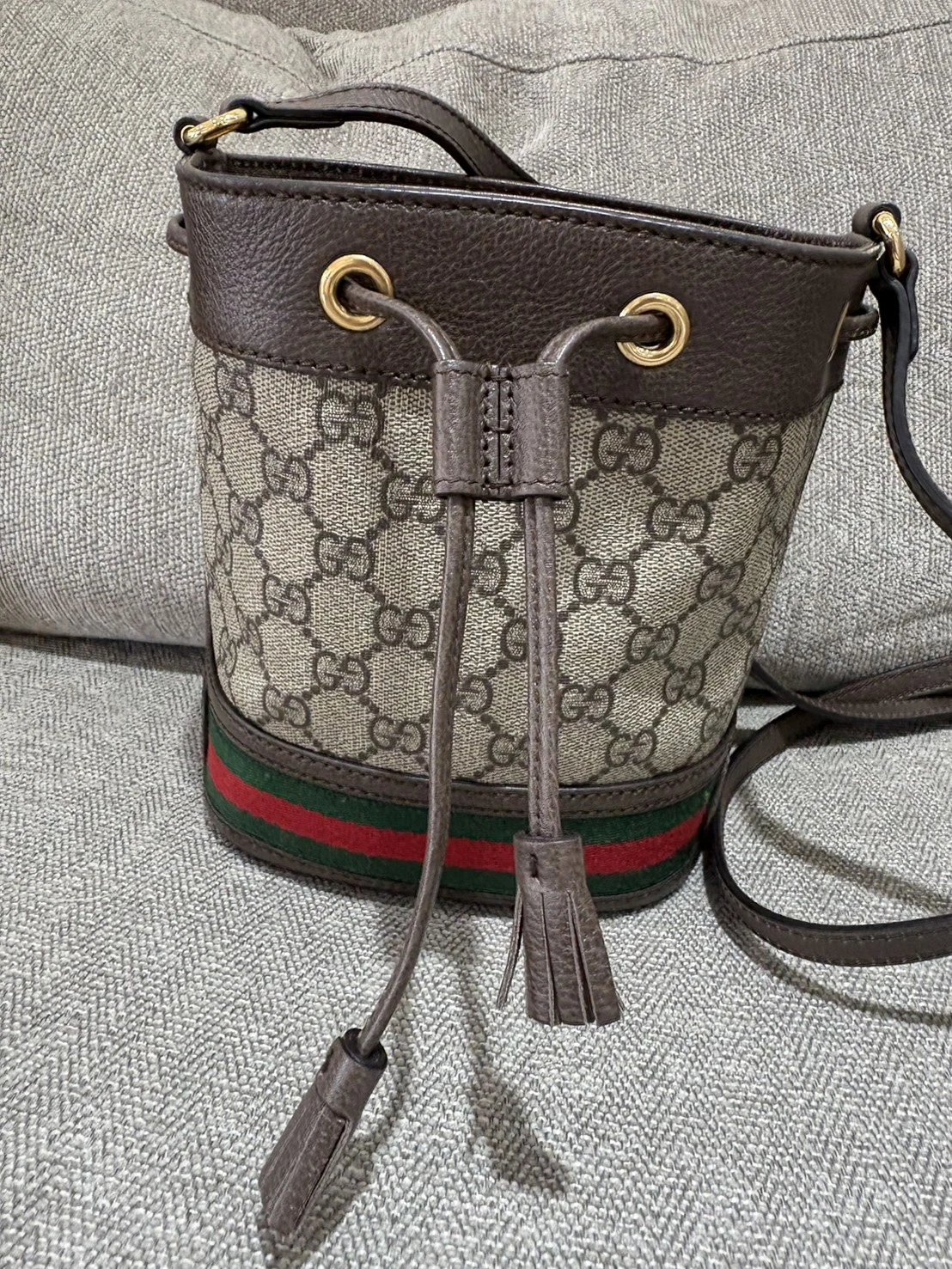 GUCCI 經典mini水桶包