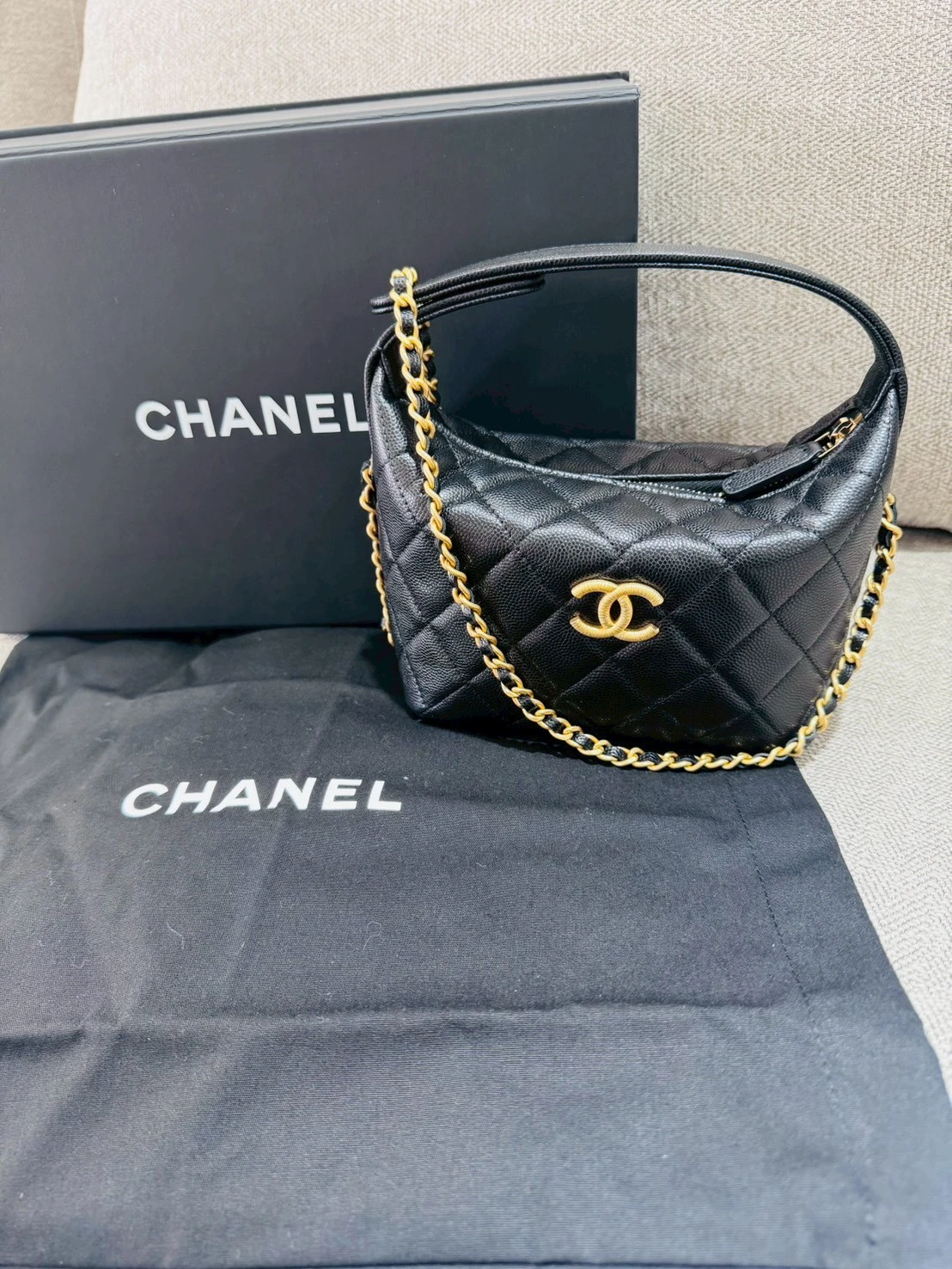 Chanel Hobo 飯盒包 晶片款