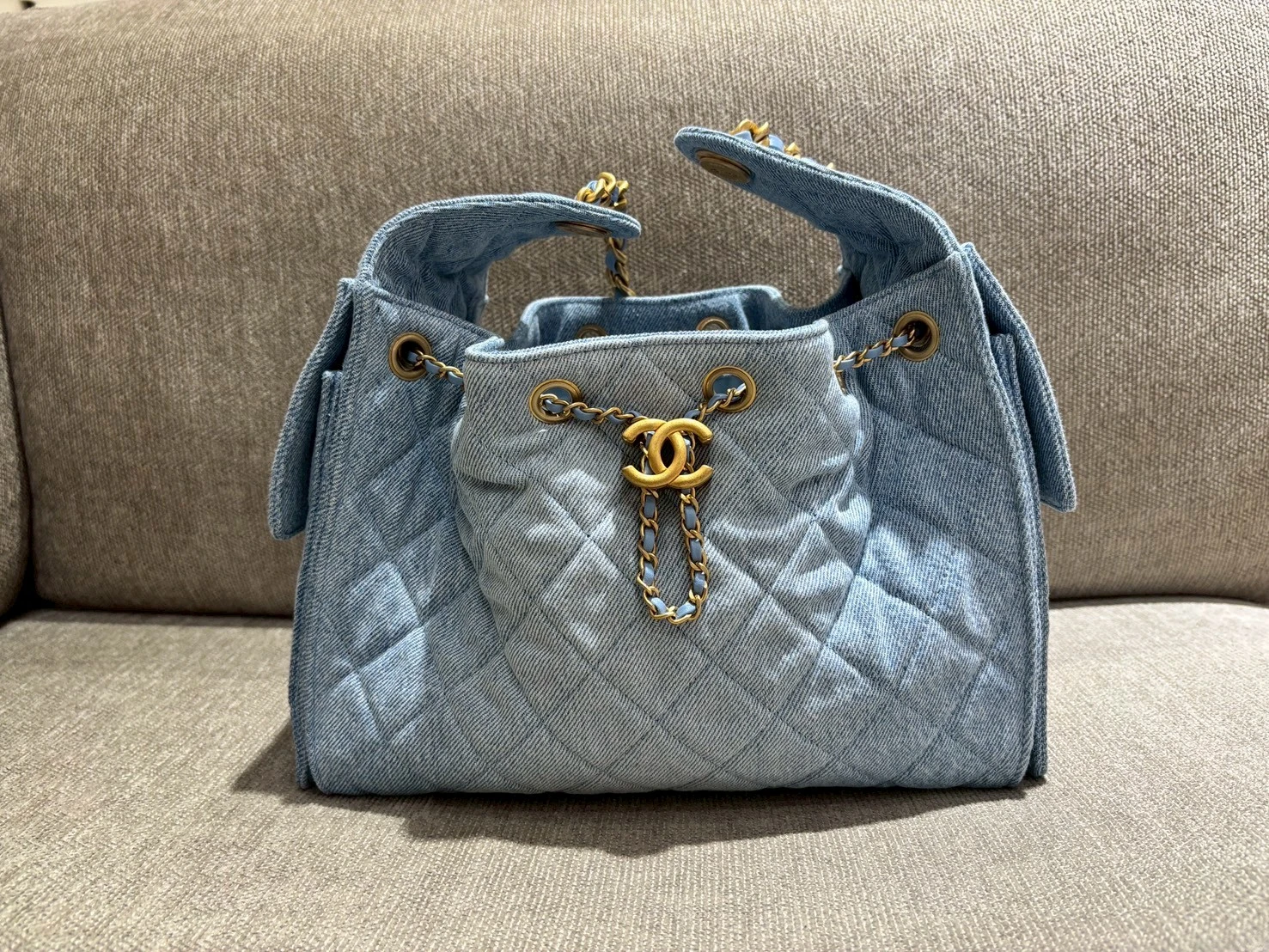 CHANEL 25bag牛仔布