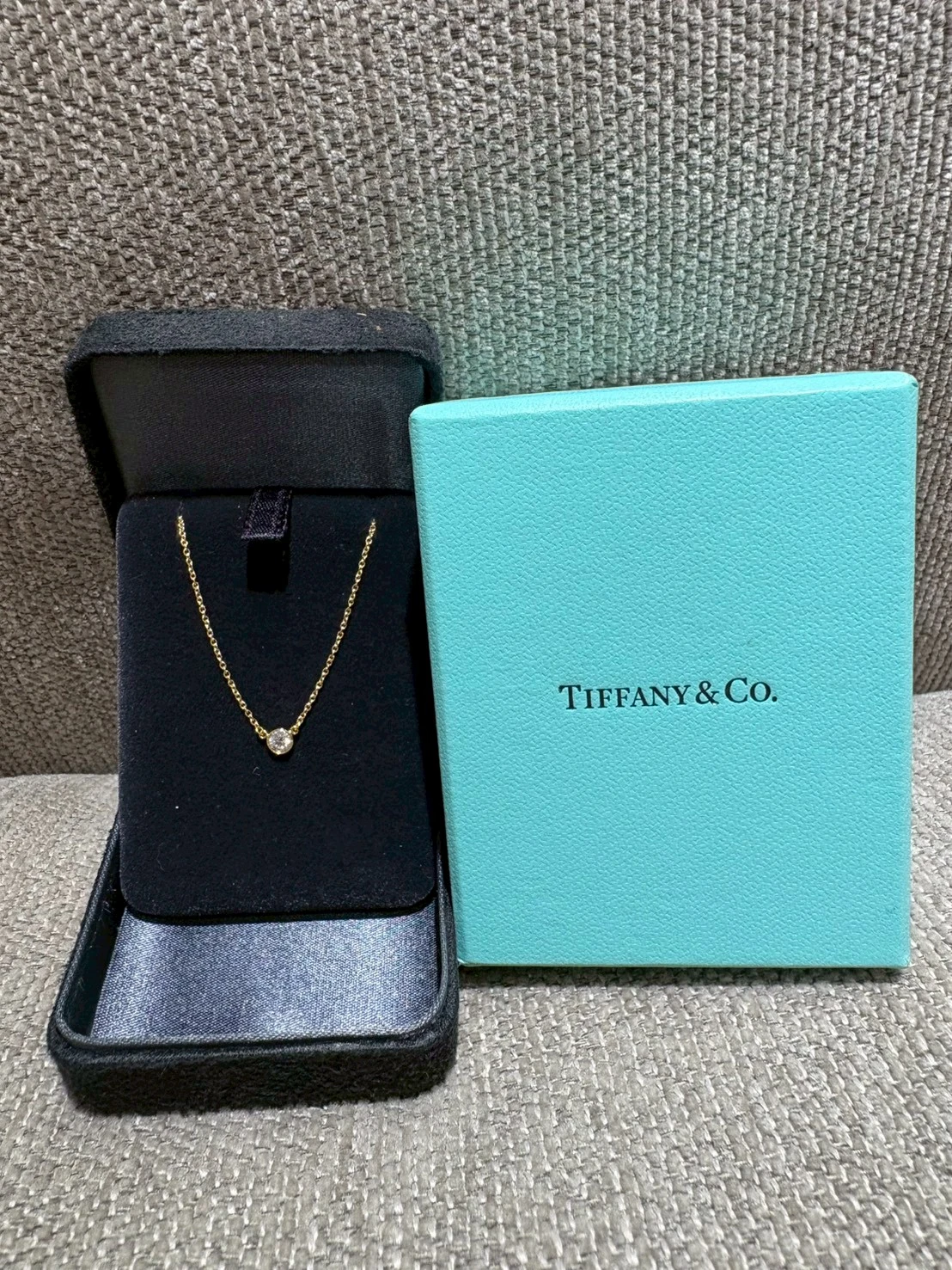 Tiffany & Co.  18K單鑽項鏈