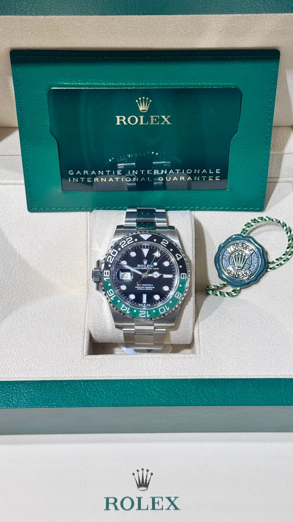 ROLEX GMT-MASTER II 雪碧 綠黑圈 