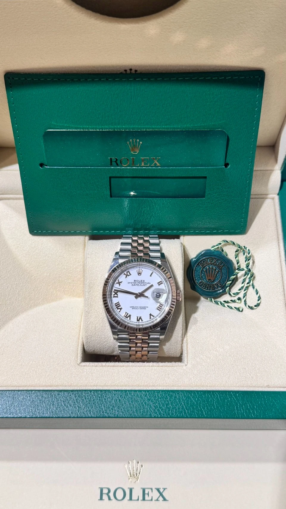 ROLEX  DATEJUST 蠔式日誌 白面玫瑰金