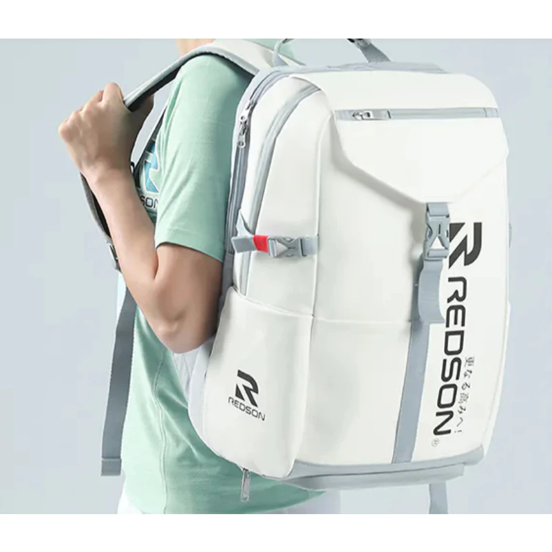〔飛迅羽球仁德館〕Redson網羽共用多功能後背包(白色) SR114