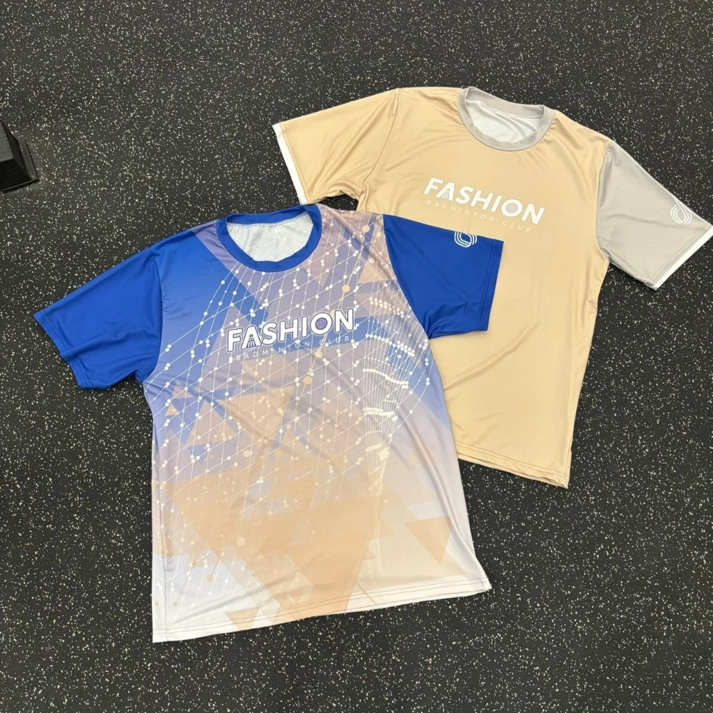 〔飛迅羽球仁德館〕飛迅FASHION T 藍色 粉膚色