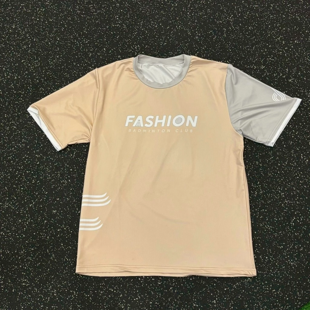 〔飛迅羽球仁德館〕飛迅FASHION T 藍色 粉膚色