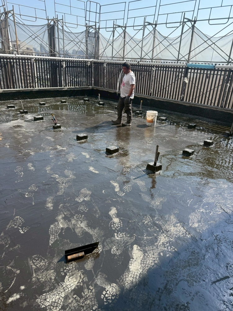 南屯區 屋頂PU防水施做