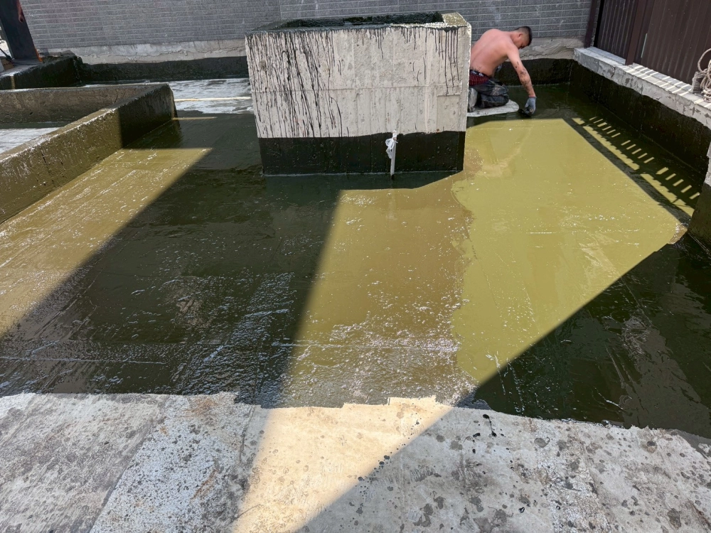 南屯區 屋頂PU防水施做