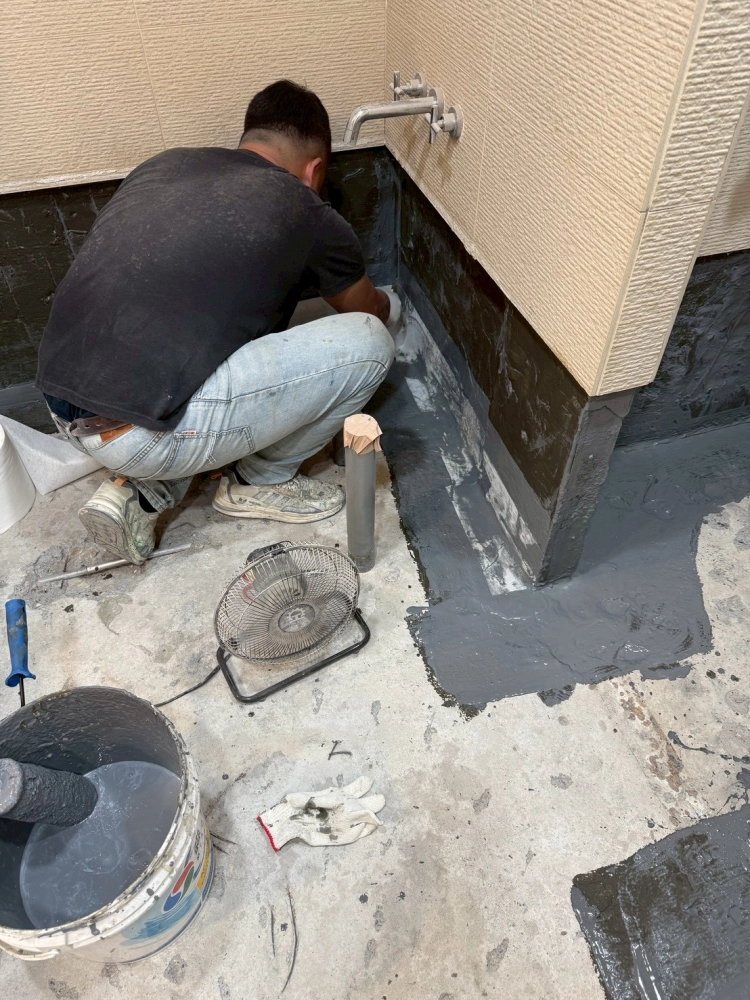 台中北區｜衛浴地面角偶、防水施工｜台中廁所防水處理｜太平廁所防水處理