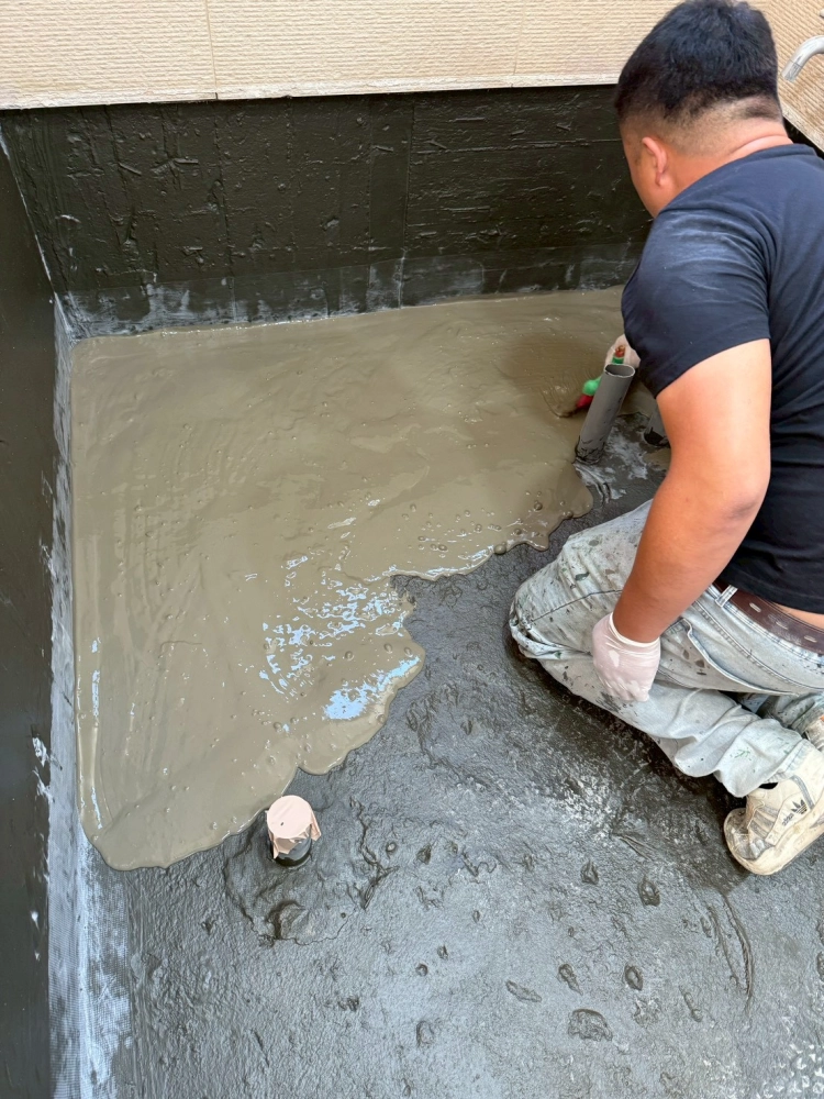 台中北區｜衛浴地面角偶、防水施工｜台中廁所防水處理｜太平廁所防水處理