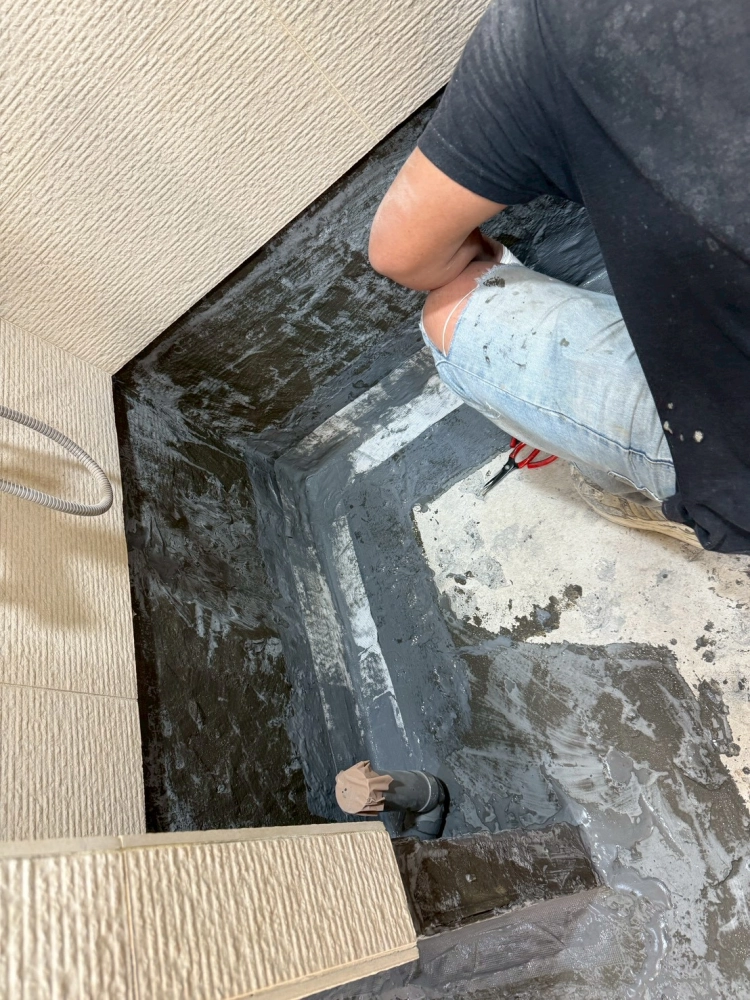 台中北區｜衛浴地面角偶、防水施工｜台中廁所防水處理｜太平廁所防水處理