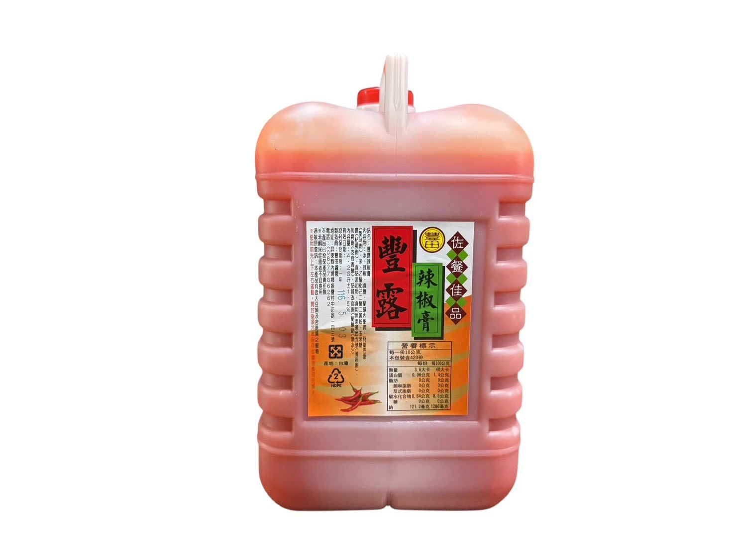 豐露辣椒膏4.2公升
