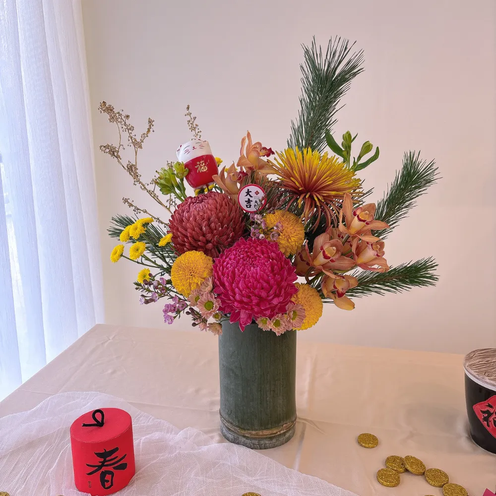 ｜新歲・初見｜新春花禮 × 花藝課程