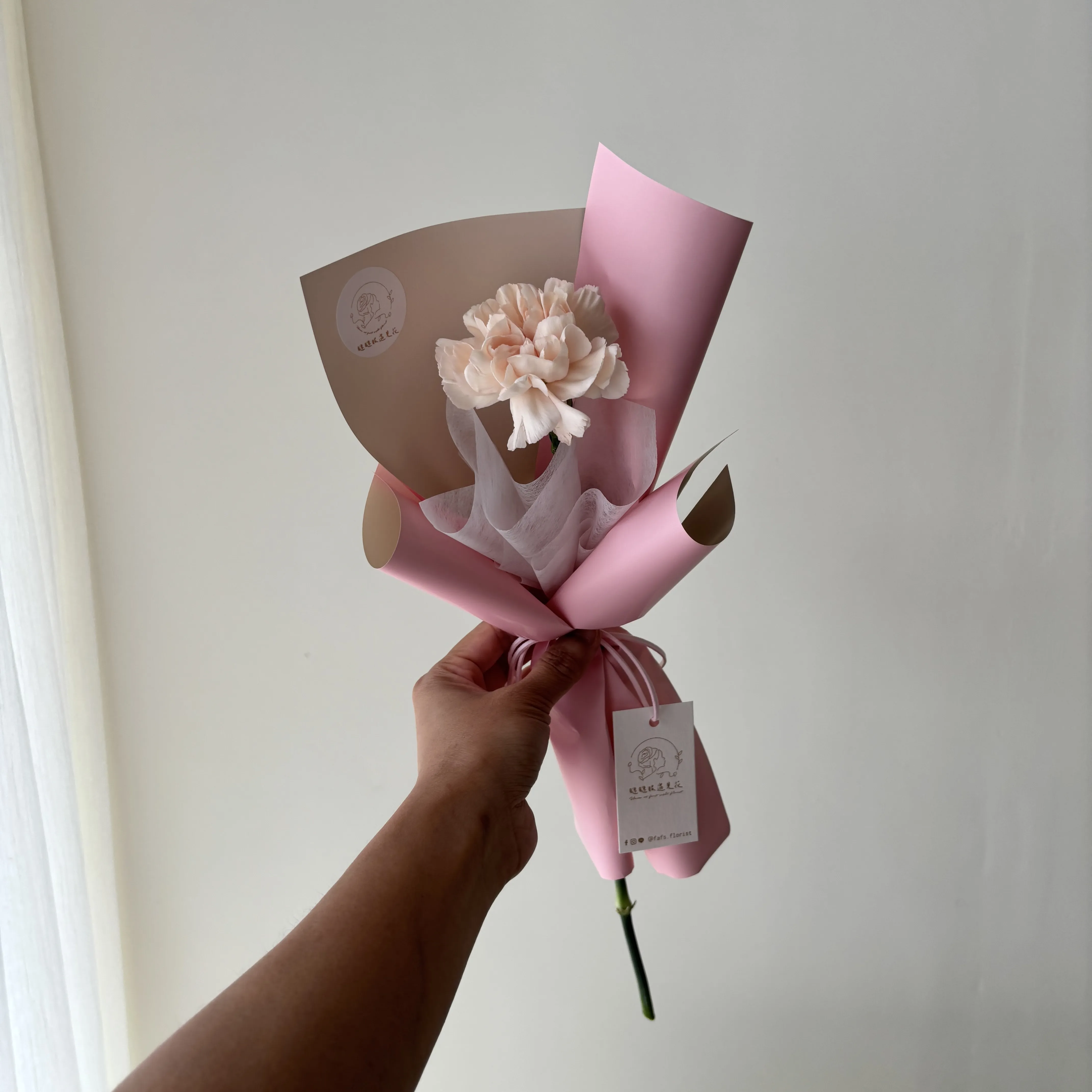 母親節花禮｜單枝康乃馨