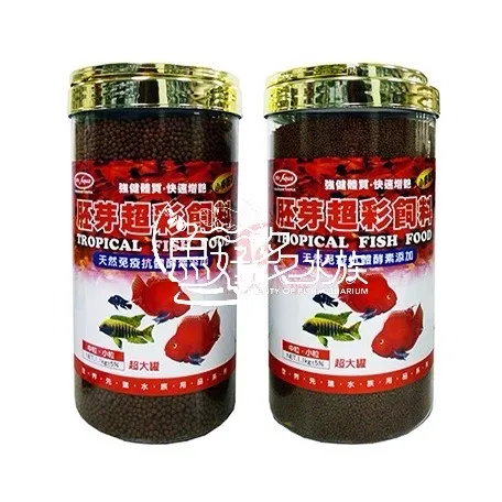 MR.AQUA胚芽超彩飼料(1.1kg/大粒)(1.1kg/小粒)