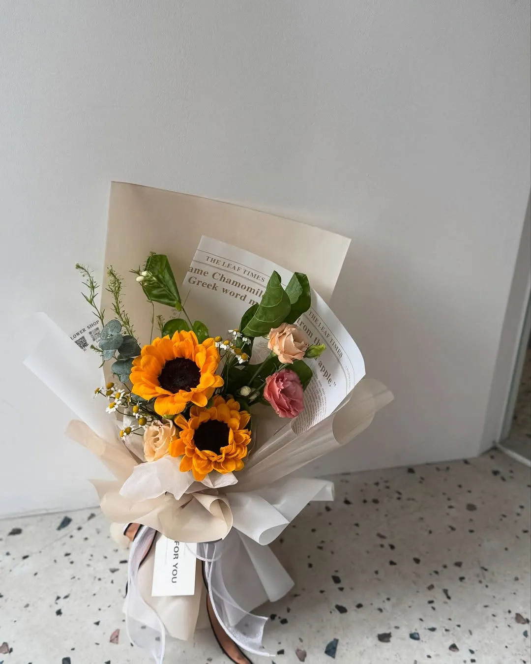 太陽花鮮花花束